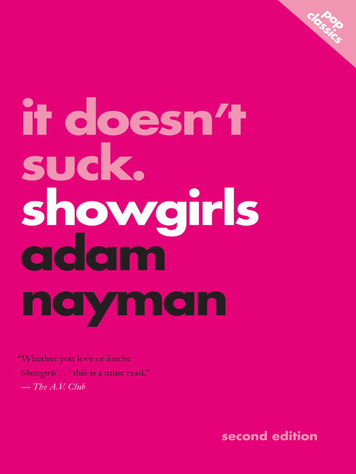 Title details for It Doesn't Suck by Adam Nayman - Available